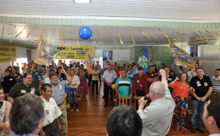  Marcos Vieira lança campanha em Concórdia