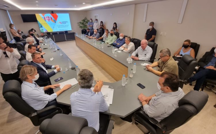  Marcos Vieira representa a Alesc em evento com agronegócio no Oeste